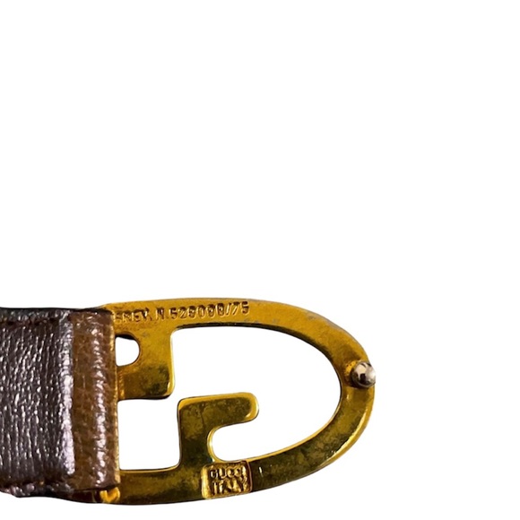 💯% Authentic Vintage Gucci Belt With GG Monogram - Picture 9 of 10